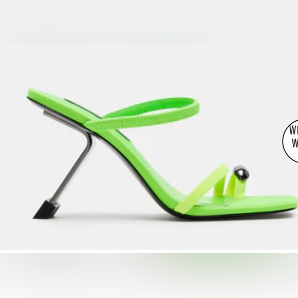 JESSICA RICH Steve Madden Harriett Lime Green High Heel - Picture 2 of 8